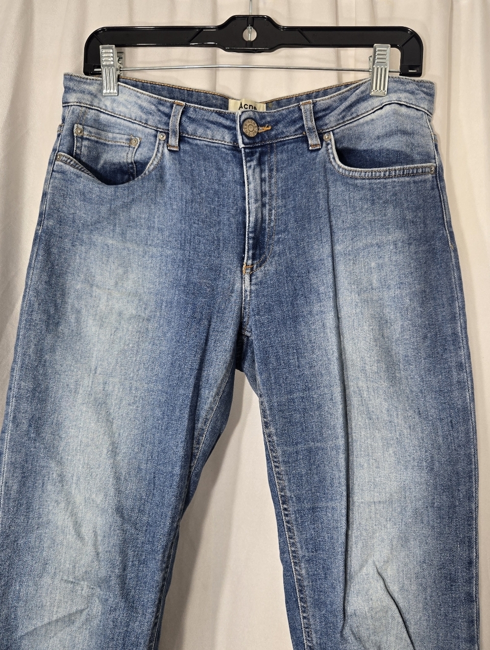 Acne Studio Women's Skin 5 LT USD Blu Jeans Sz 30/32 - Picture 2 of 13